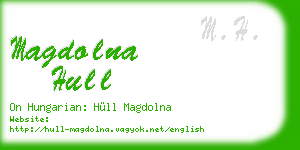 magdolna hull business card
