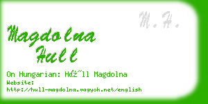 magdolna hull business card